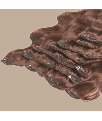 Chocolade Golvende Clip Extensions 2024