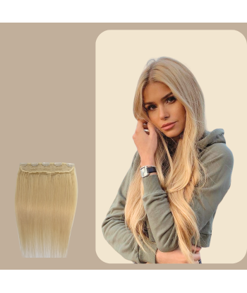 Recht Platina Blond Mono Clip-In Verlenging Maxi Volume Band pour bénéficier 