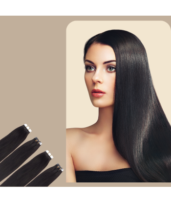 Extensiones adhesivas rígidas marrón oscuro Comparez plus de prix