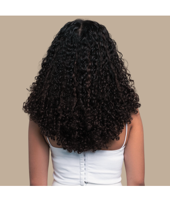 Kit de extensiones con clip Afro Curly Brown 120g le des métaux précieux