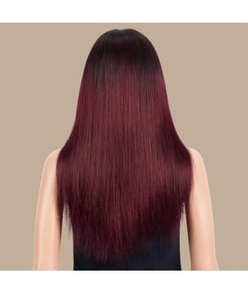 Clip Extension Straight Ombre Dunkelbraun 99J Mono Maxi Volume Band JUSQU'A -70%! 