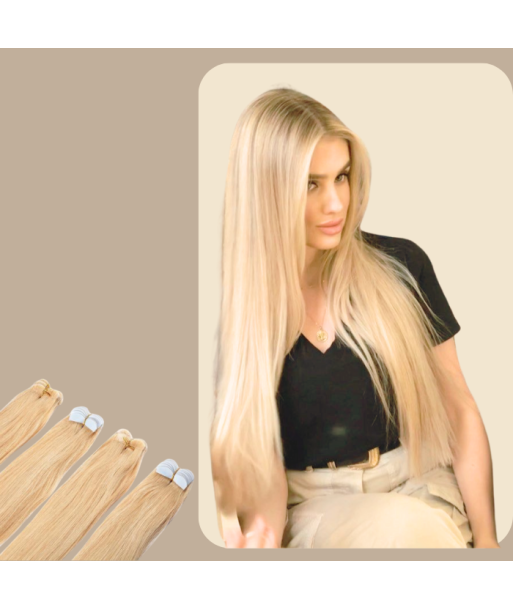 Blond bratte limforlengelser en stock