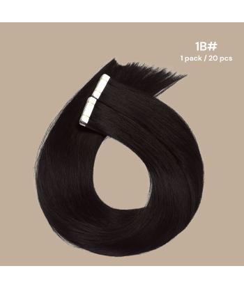 Extensions Adesive / nastri rigidi Premium Russian Hair 1B la chaussure