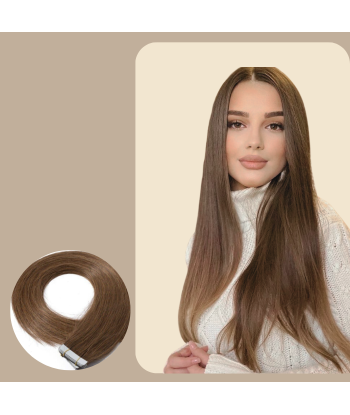 Extensions Adhésives / tapes raides Marron Clair solde