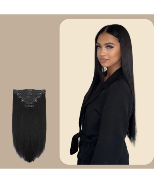 Black Straight Clip Extensions 120 Gr de la marque