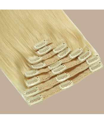 Blondes Platinblond Clip Extensions Kit vous aussi creer 