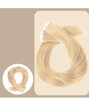 Premium Russian Hair 24 rette tape-extensions 50% de réduction en Octobre 2024