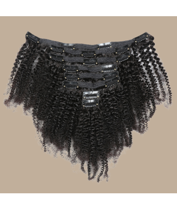 Afro Curly Black 120g Clip-In Extensions Kit Les magasins à Paris