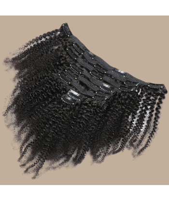 Afro Curly Black 120g Clip-In Extensions Kit Les magasins à Paris