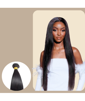 Vävning Virgin Human Hair Straight 7A Dark Brown 1B 100 Gr prix