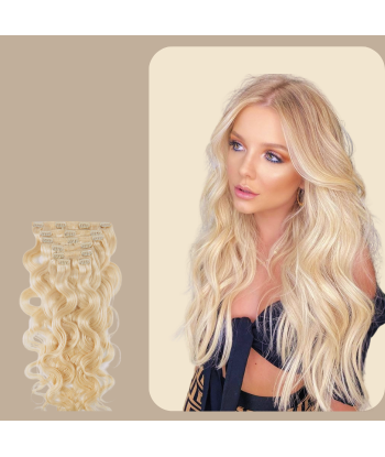 Golvend Platina Blond Clip-In Extensions vous aussi creer 