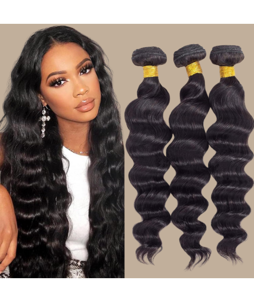 Tissage Cheveux Vierge Human Hair Los Diep 7A Brun Foncé 1B 100 Gr Dans la société mordern