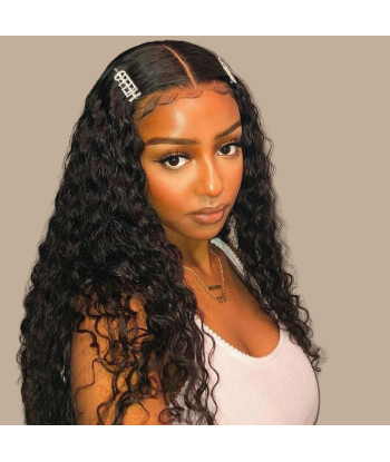 Tissage Cheveux Vierge Human Hair Water Wave 7A Brun Foncé 1B 100 Gr Comparez et commandez 